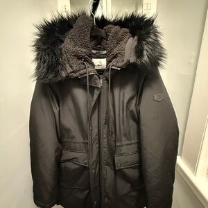 Sam Edelman Fur-Trimmed Parka Coat – Barely Worn